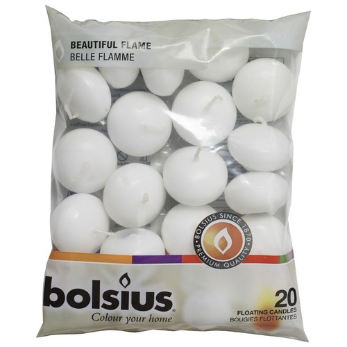 Bolsius schwimmkerzen 20er - schwimmkerzen,