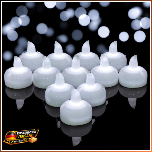 Led schwimmkerzen 12er pack - led,