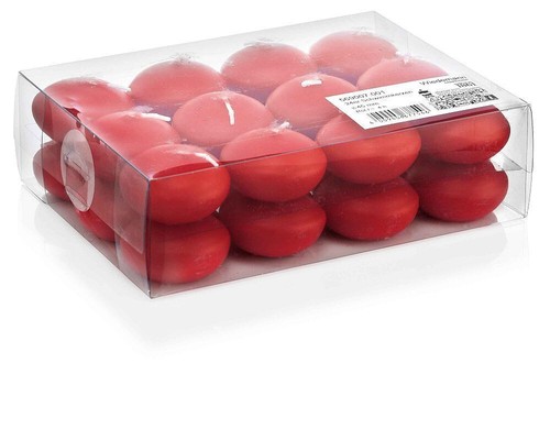 Schwimmkerzen farbe rot ø45mm - schwimmkerzen,