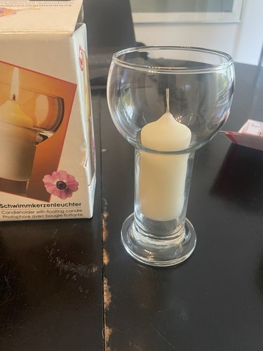 Schwimmkerzenleuchter aus glas - aus,