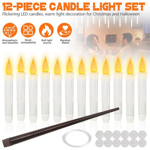 12er flackernde led kerze - led,