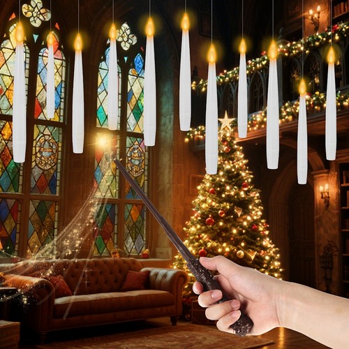 Schwebende kerzen 12er set - kerzen, led